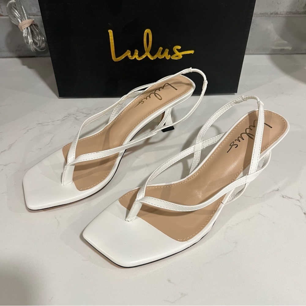 Elegant White Strappy Heels Lulus - Picture 2 of 10